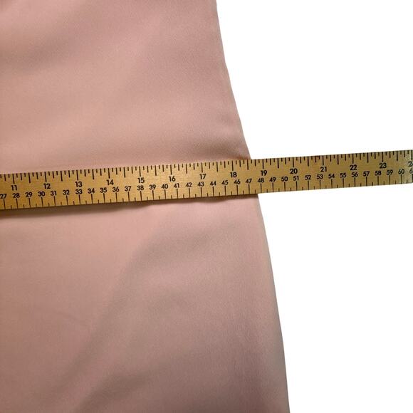 Cynthia Steffe Pastel Pink Dress Racer Back Side Zipper Size 4 - Picture 4 of 16